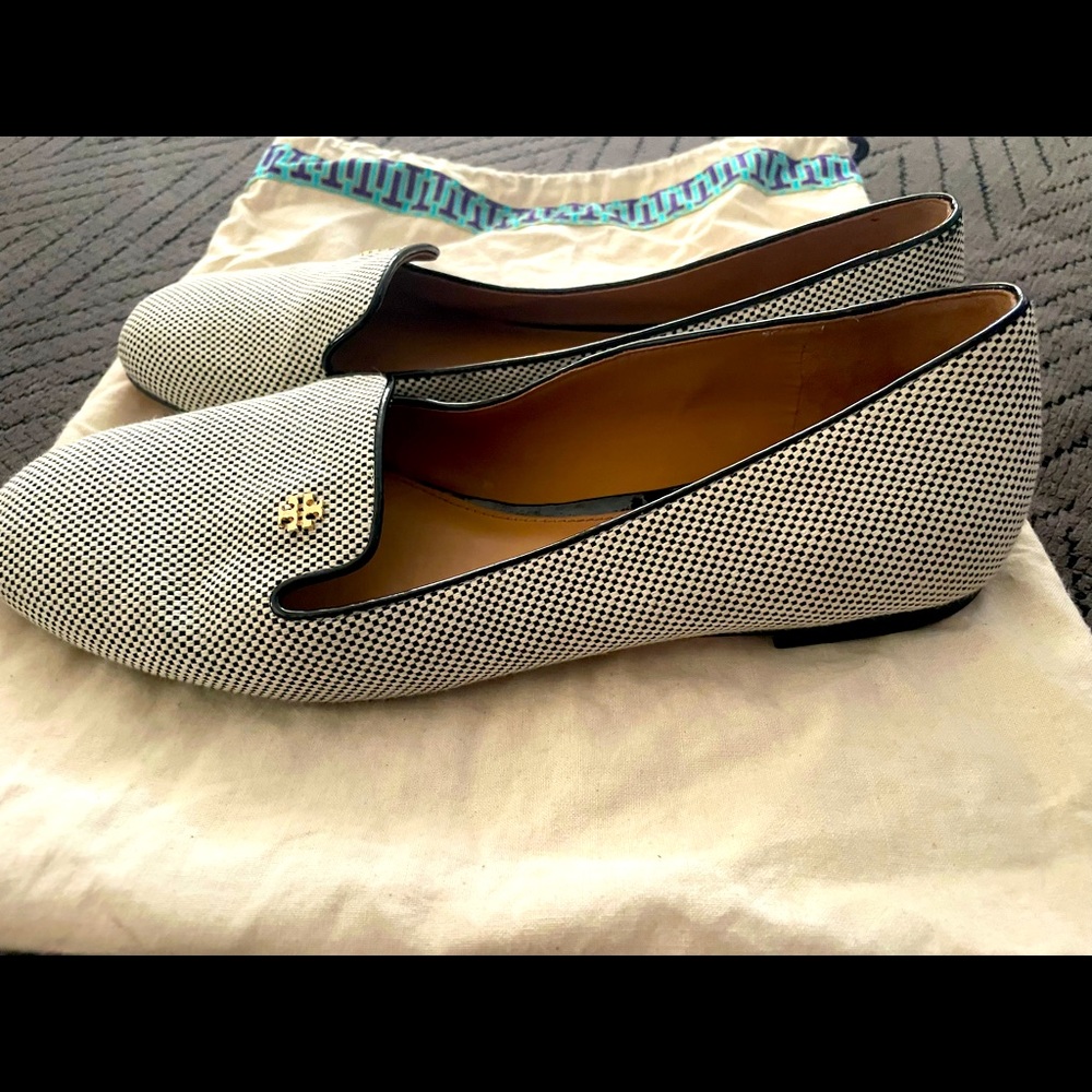 Tory Burch checkered Flat